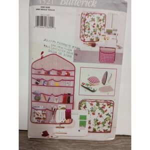 VTG Butterick 4521 WALL ORGANIZER Ironing Board Cover‎ Ham sewing pattern UNCUT